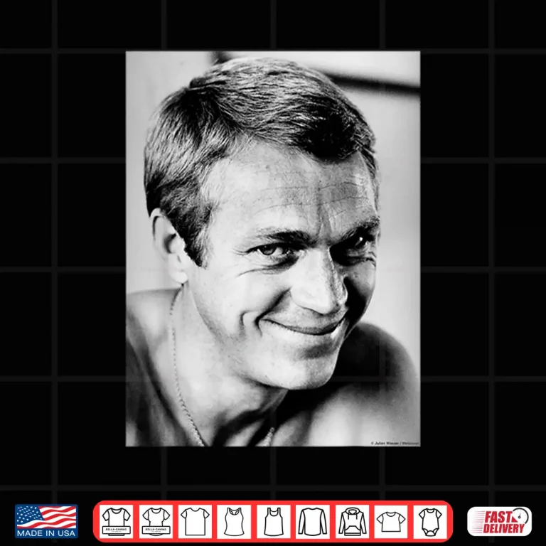Design Steve McQueen King Of Cool By Julian Wasser Shirt