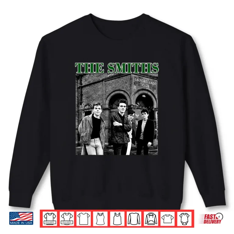 Sweatshirt The Smiths Morrissey Band Salford Lads Club Stephen Wright Shirt