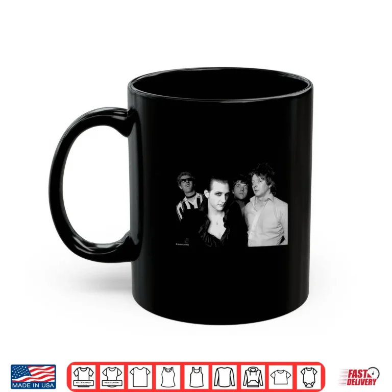 Mug The Damned Rock Band Portrait By Allan Ballard Shirt