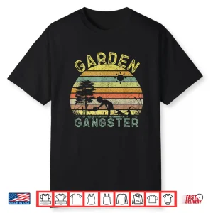 Garden Gangster Design Funny Gardening Modern Graphic Shirt