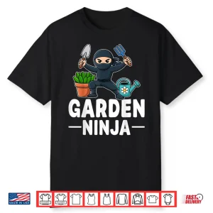 Garden Ninja Funny Gardener Plant Lover Gardening Shirt