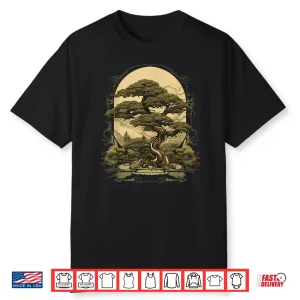 Japanese Gardening Art Bonsai Tree Professional Graphic Shirt