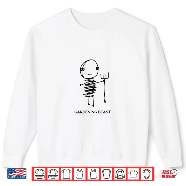 Sweatshirt Professional Minimalist Funny Gardening Farmer Modern Graphic Shirt