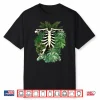 Skeleton Plant Body Monstera Leaf Plant Mom Gardening Shirt