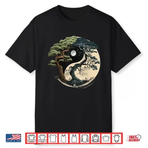 Yin Yang Tree Of Life Buddhist Bonsai Tree Professional Shirt