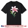 Lily Flower Plant Gardening Floral Lilies Watercolor Shirt