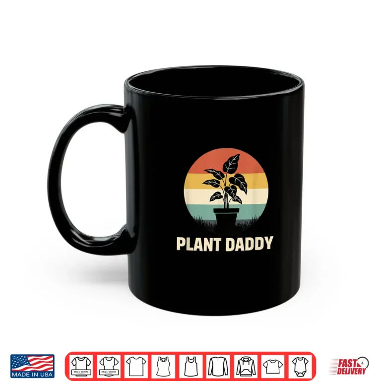 Mug Plant Lover Dad Retro Plant Daddy Gardening Professional Shirt