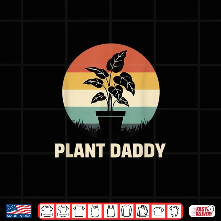 Design Plant Lover Dad Retro Plant Daddy Gardening Professional Shirt