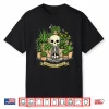Plants Not People Funny Skeleton Halloween Gardening Shirt