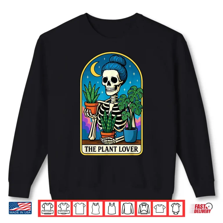 Sweatshirt Professional Graphic The Plant Lover Tarot Card Modern Shirt