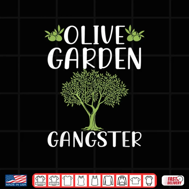 Design Professional Minimalist Olive Garden Modern Graphic Identity Shirt