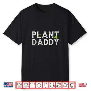 Professional Minimalist Plant Daddy Landscaping Gardening Shirt