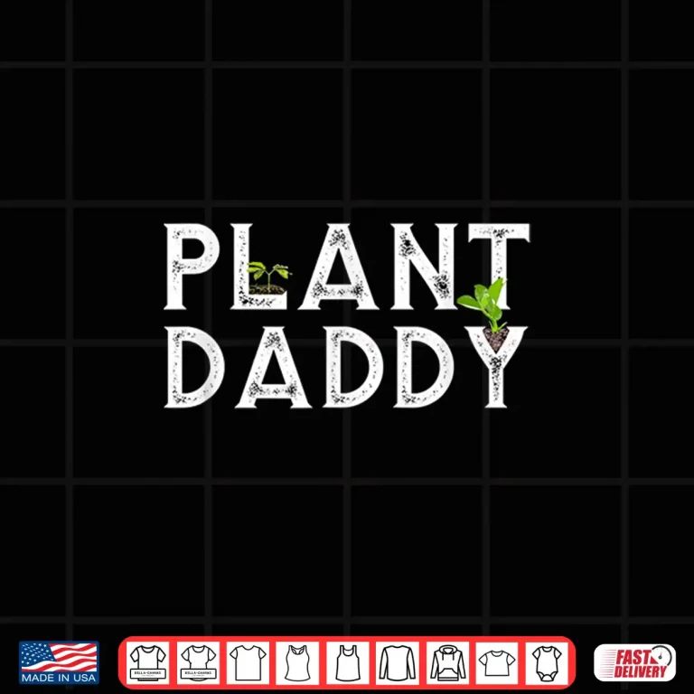 Design Professional Minimalist Plant Daddy Landscaping Gardening Shirt