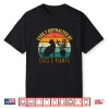 Easily Distracted By Plants And Cats Retro Pet Plant Lover Shirt