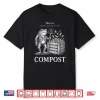 Going In The Compost Frog Gardening Funny Professional Shirt