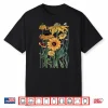 Sunflower Wildflower Vintage Botanical Plant Gardening Gift Shirt