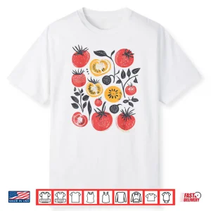 Tomato Girl Summer Gardening Farmer Cottagecore Aesthetic Shirt