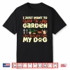Work In My Garden Hangout With Dog Gardening Professional Shirt