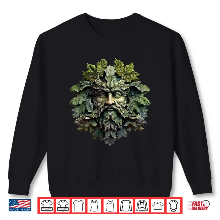 Sweatshirt Botanical Greenman Green Man Gardening Professional Graphic Shirt