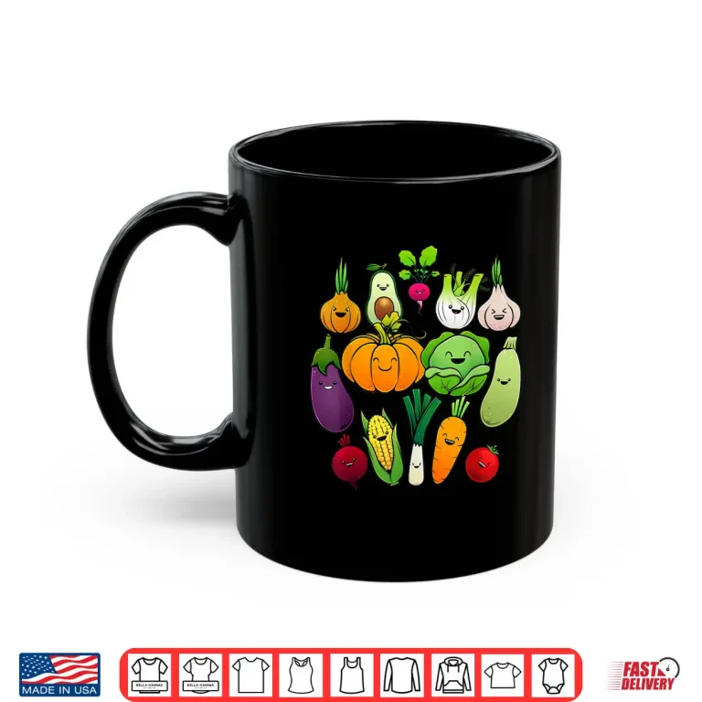 Mug Healthy Veggie Vegan Cute Vegetable Art Gardening Professional Shirt