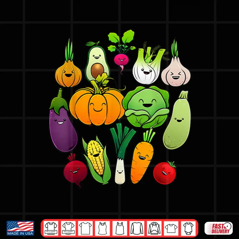 Design Healthy Veggie Vegan Cute Vegetable Art Gardening Professional Shirt