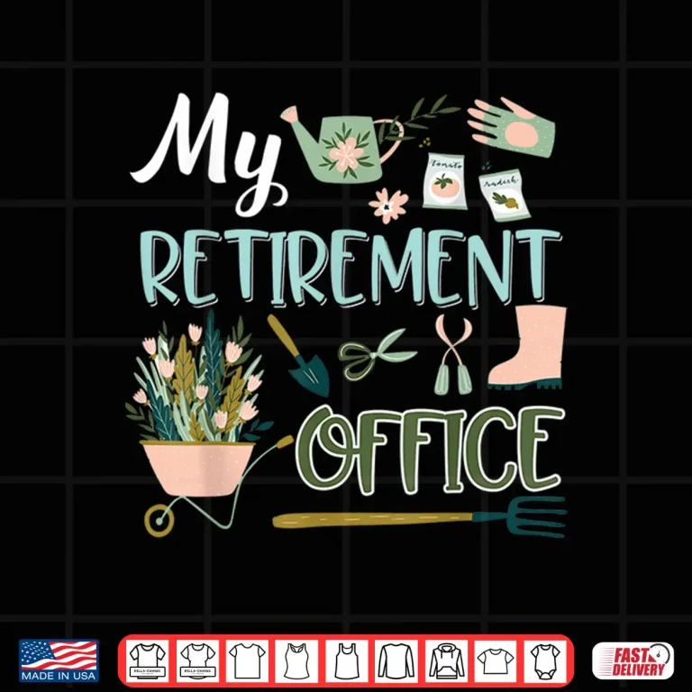 Design My Retirement Office Gardening Flower Lovers Gifts Professional Shirt