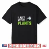 Professional Minimalist I Just Wet My Plants Modern Graphic Shirt