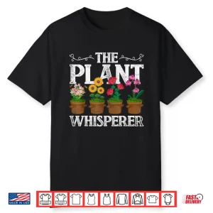 Professional Minimalist The Plant Whisperer Gardening Modern Shirt