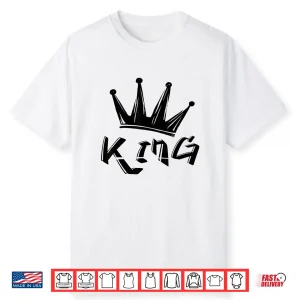 Crown Symbol King Professional Minimalist Graphic Identity Shirt