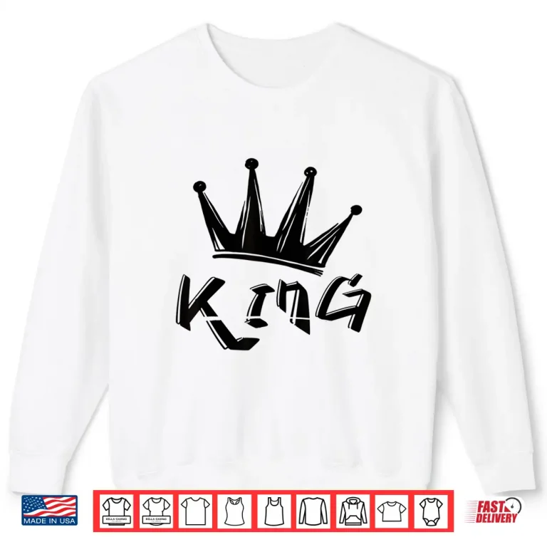 Sweatshirt Crown Symbol King Professional Minimalist Graphic Identity Shirt