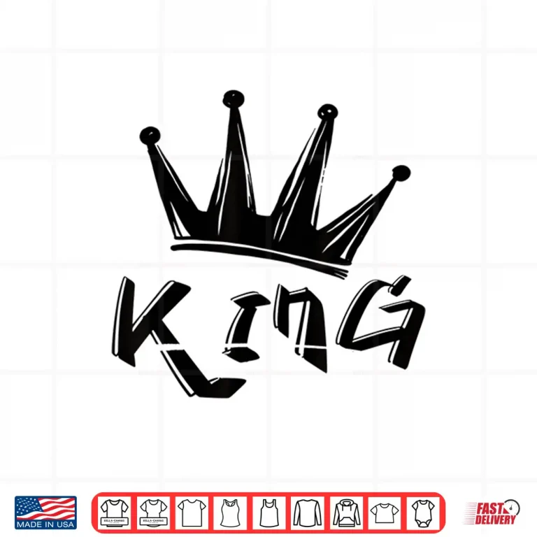 Design Crown Symbol King Professional Minimalist Graphic Identity Shirt