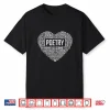 Poetry Heart Lover Poet Writing Poem Writer Professional Gift Shirt