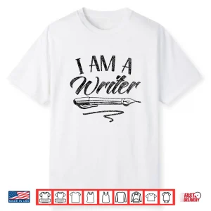 Professional Identity I Am A Writer Job Writing Author Shirt