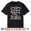 Professional Journalist Author Writing Poetry Modern Graphic Shirt
