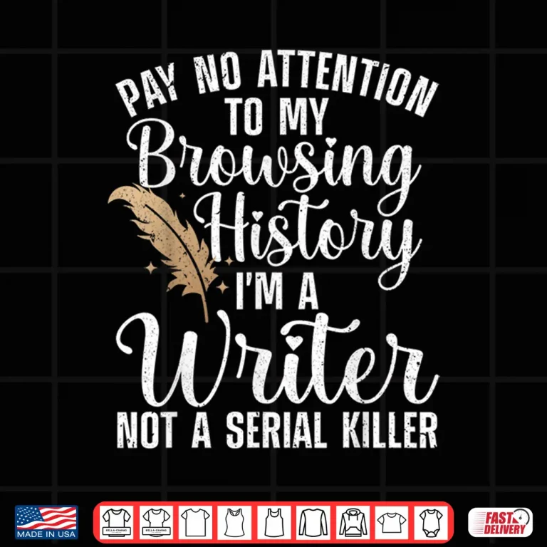 Design Professional Journalist Author Writing Poetry Modern Graphic Shirt
