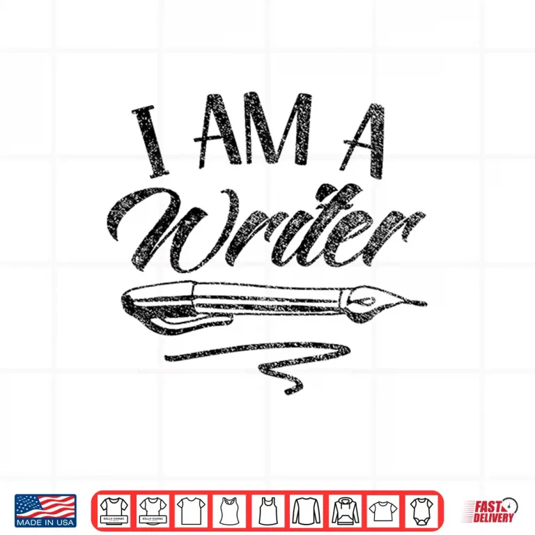 Design Professional Identity I Am A Writer Job Writing Author Shirt