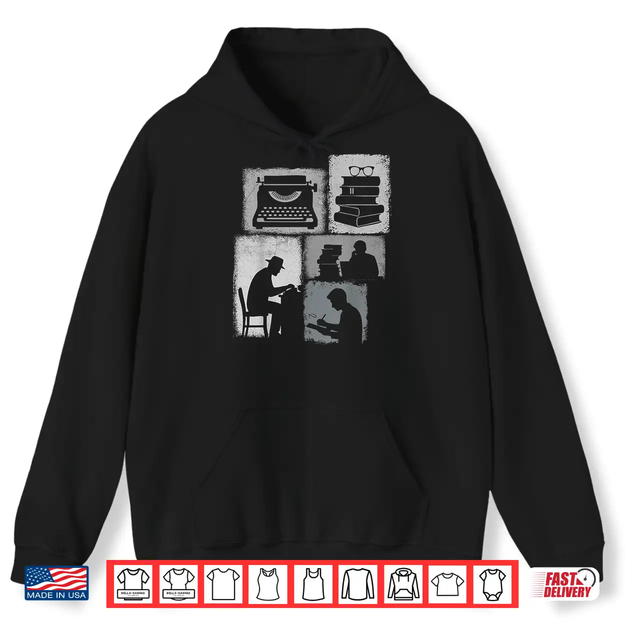 Writer Vintage Collage Author Journalist Professional Modern Shirt