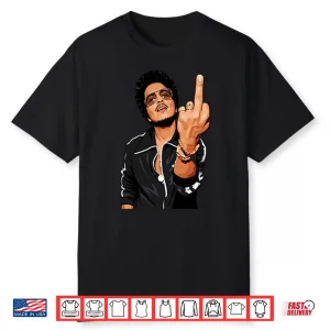 Bruno Mars Middle Finger Shirt