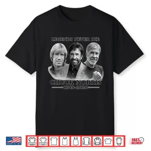 Chuck Norris Legends Never Die 1940 2026 Shirt