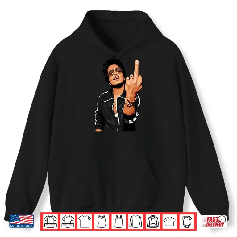 Hoodie Bruno Mars Middle Finger Shirt