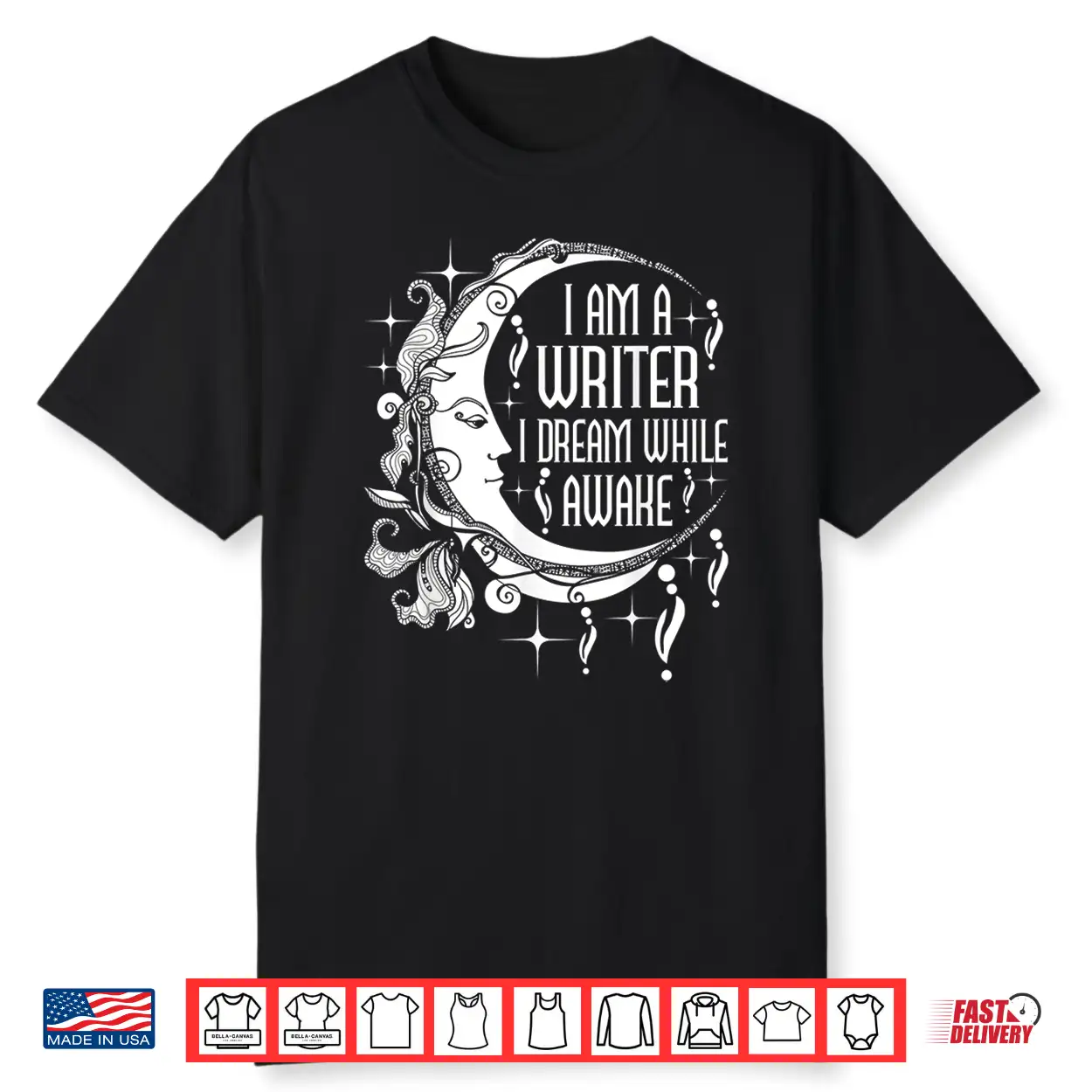 Dream While Awake Writer Author Book Novelist Poet Shirt Dream While Awake Writer Author Book Novelist Poet Shirt