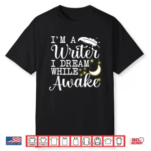 Professional Author Writing Book Writer Modern Graphic Shirt