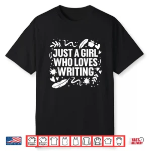 Professional Book Writer Author Poetry Modern Graphic Shirt