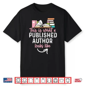 Professional Identity Published Author Modern Graphic Statement Shirt