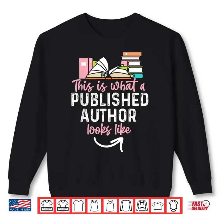 Sweatshirt Professional Identity Published Author Modern Graphic Statement Shirt