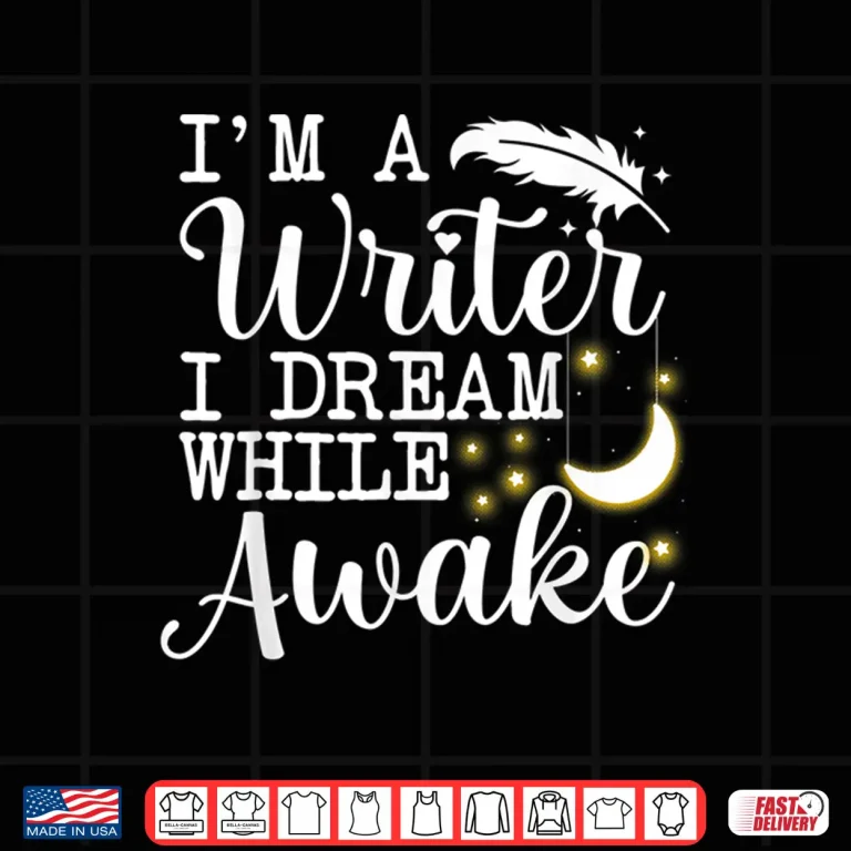 Design Professional Author Writing Book Writer Modern Graphic Shirt