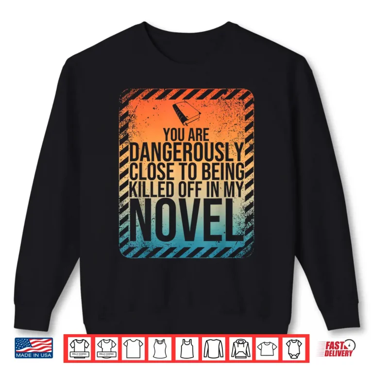 Sweatshirt Professional Novel Author Fiction Writing Modern Graphic Shirt