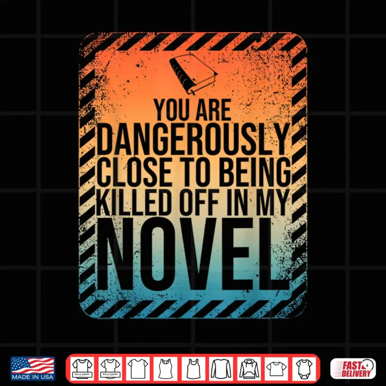 Design Professional Novel Author Fiction Writing Modern Graphic Shirt