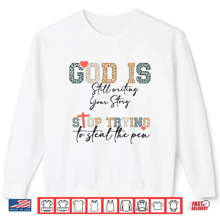 Sweatshirt Professional Statement Trying to Steal the Pen Modern Graphic Shirt