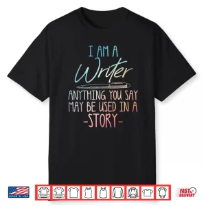 Professional Writing Lover Author Poet Writer Graphic Shirt